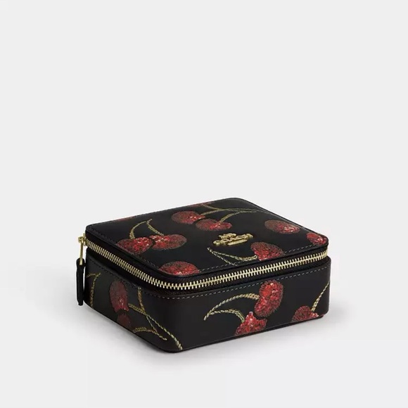 Coach | Bags | Coach Large Jewelry Box With Cherry Print | Poshmark